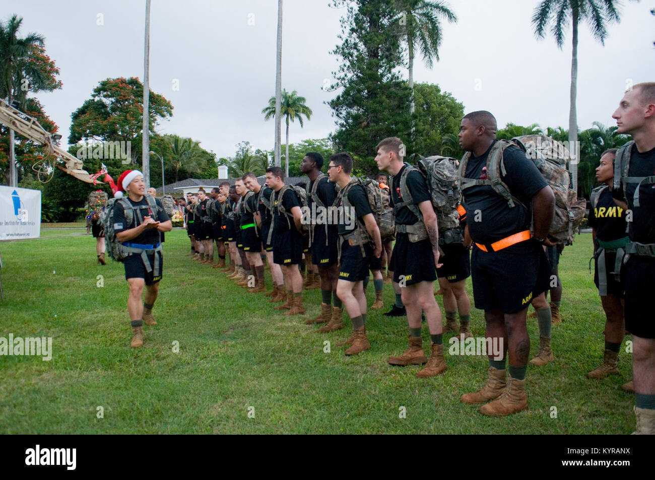 SCHOFIELD BARRACKS — Capt. Phillip Hom, the company commander of 95th