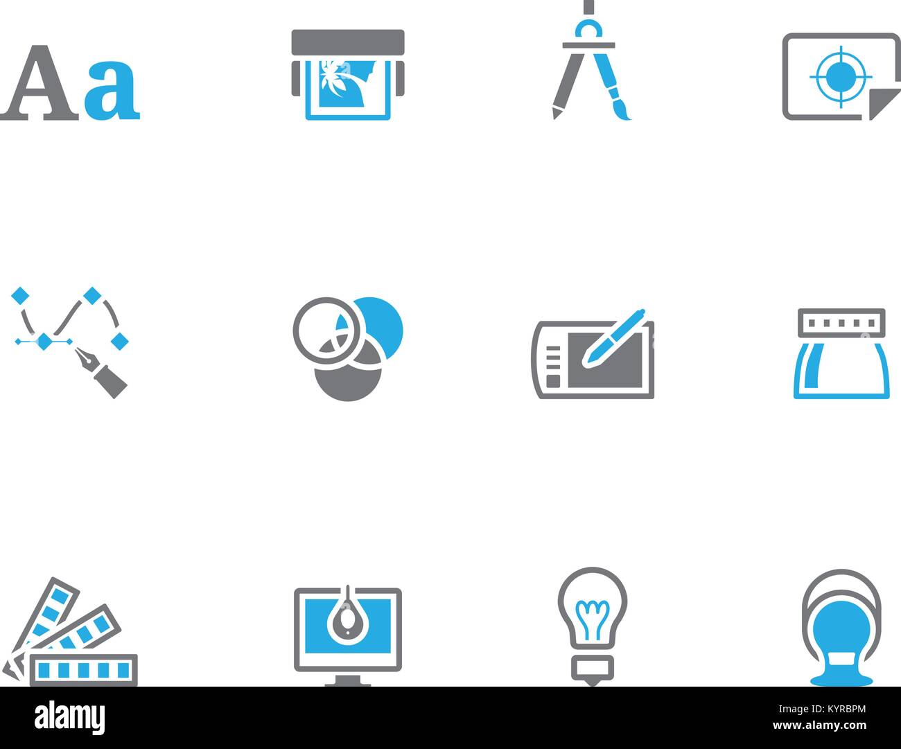 A set of security icons. Vector illustration Stock Vector Image & Art ...