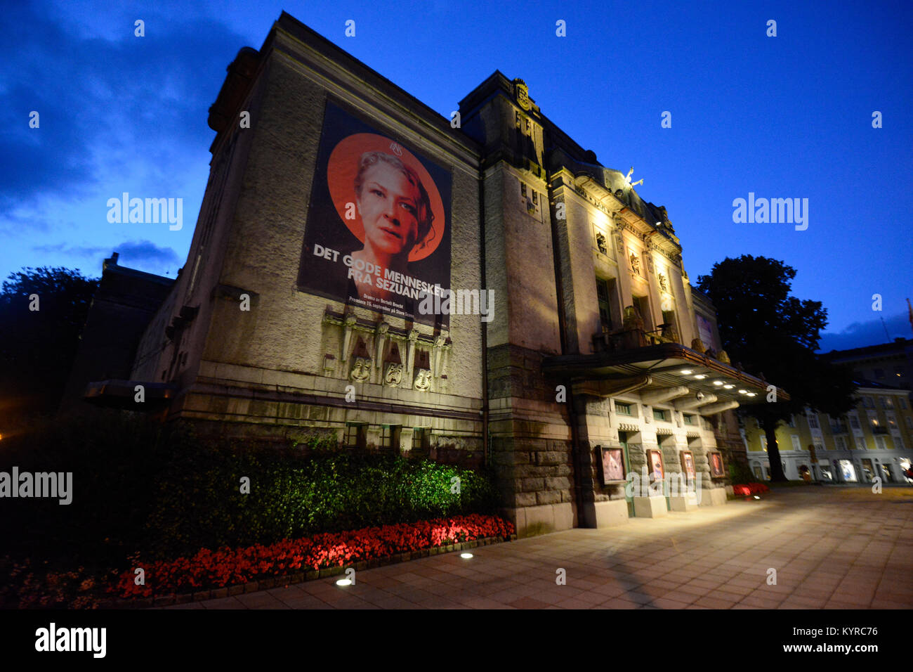 The National Stage (Den Nationale Scene), Bergen, Norway Stock Photo