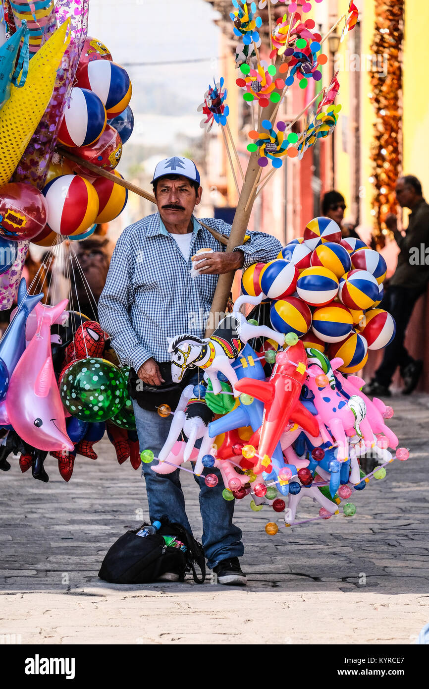 Street vendor selling balloons in hires stock photography and images