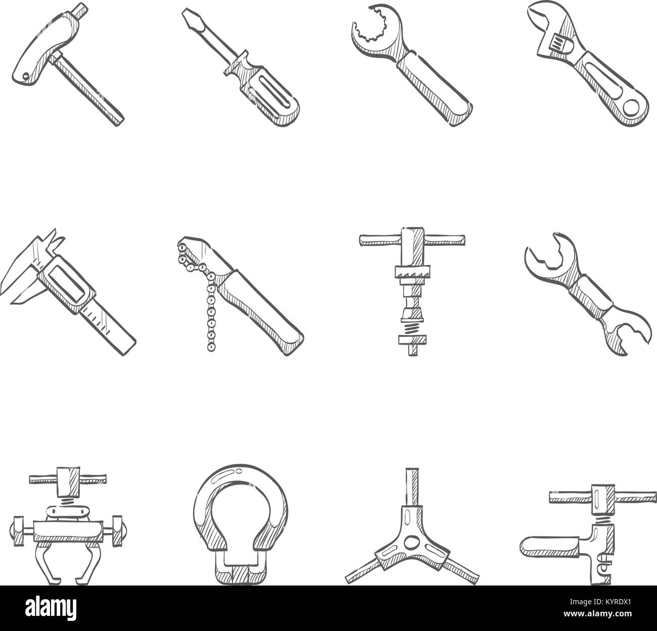 Bracket sketch hi-res stock photography and images - Alamy
