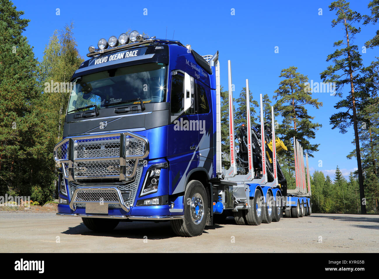 Raasepori, Finland. May 27, 2021. Volvo Trucks Finland presents new Volvo  FMX 540 Xpro Winter as part of their new range Stock Photo - Alamy