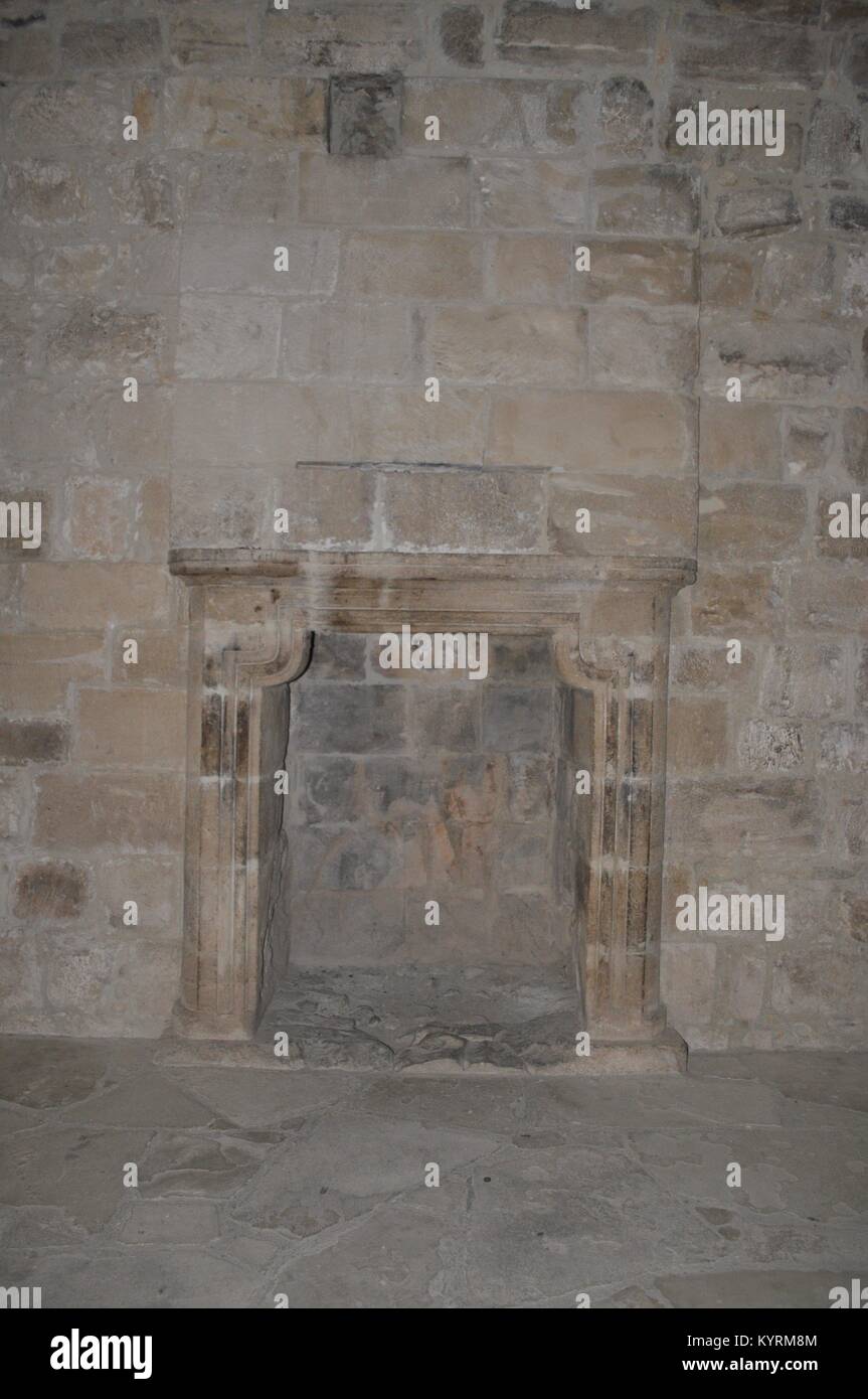 CYPRUS CASTLE FIREPLACE Stock Photo Alamy