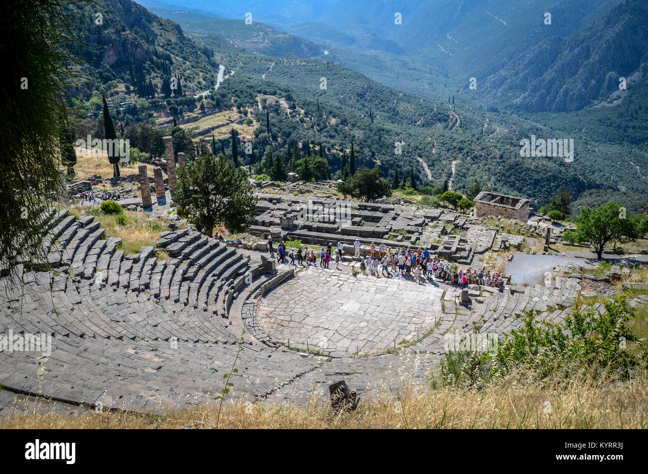 Delphi Scene A day in Delphi Stock Photo - Alamy