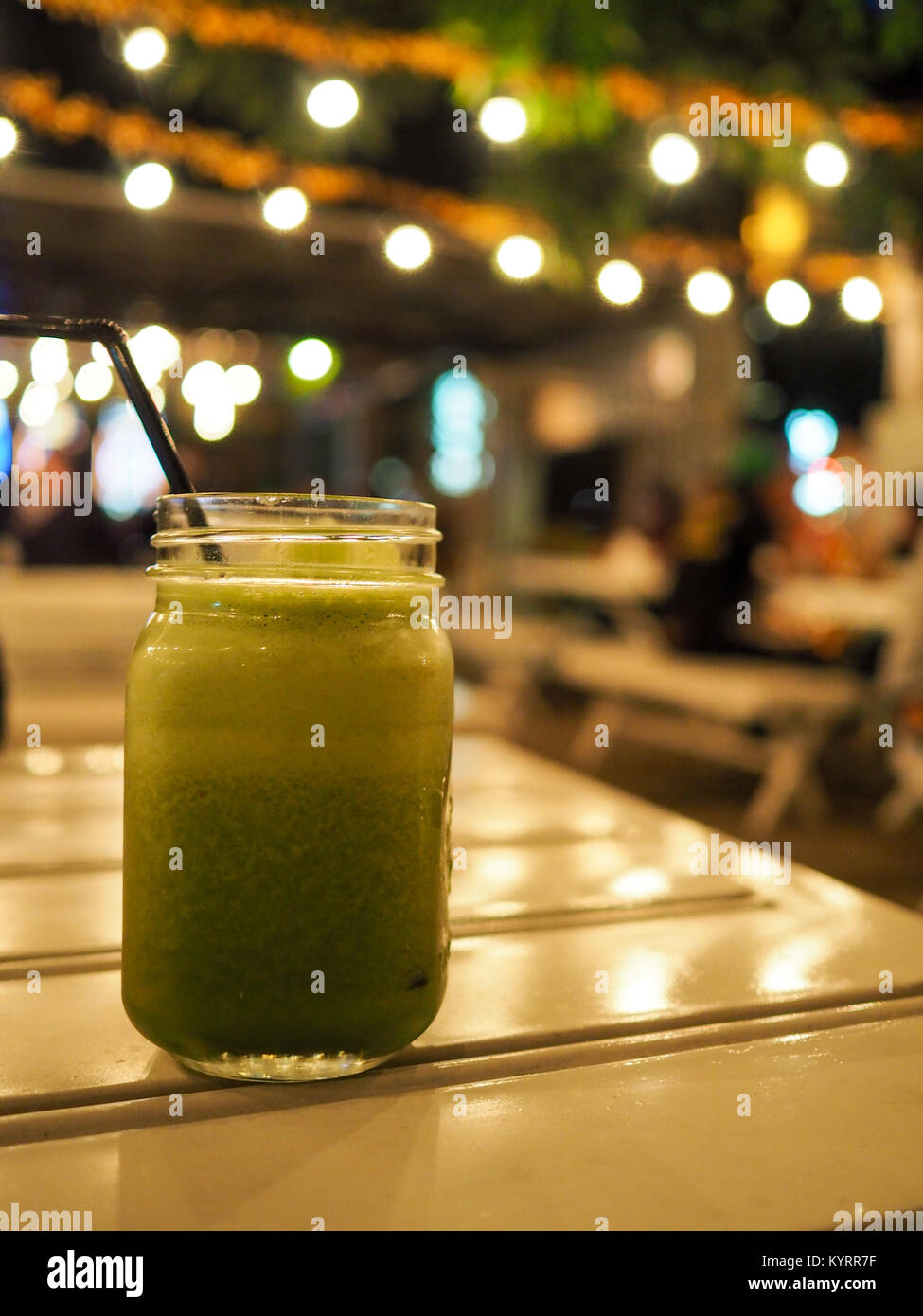 Green Healthy Drink Stock Photo Alamy