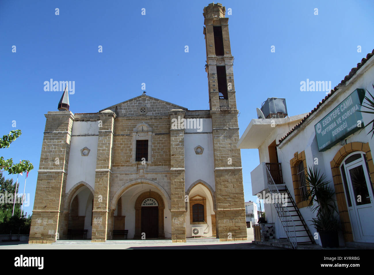 Mosque - fomer orthodox church in North Cyprus Stock Photo