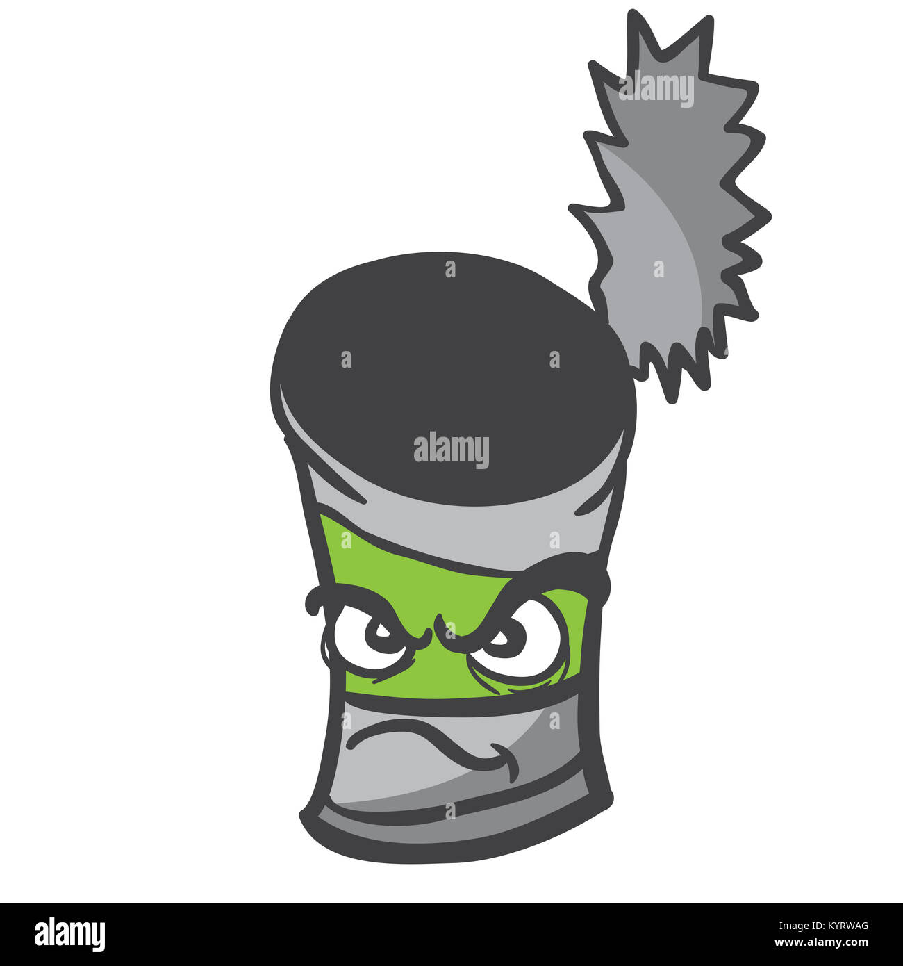 Empty can cartoon illustration hi-res stock photography and images - Alamy