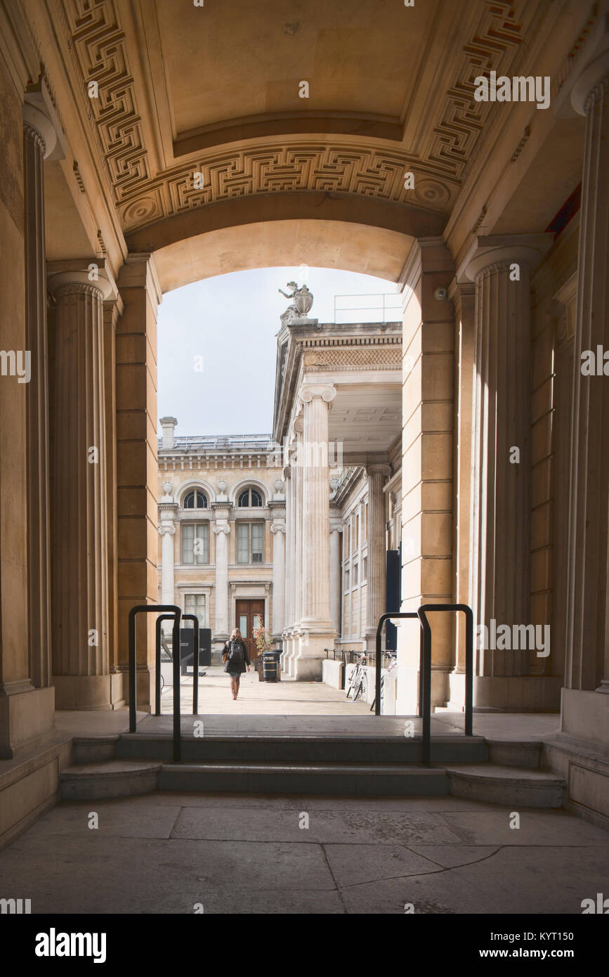 Exterior of Ashmolean Museum, Oxford, from St.Giles Stock Photo