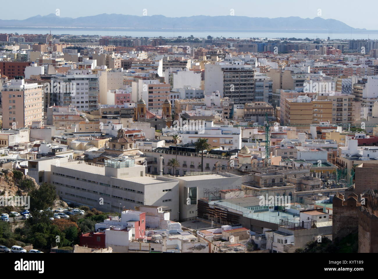 View Of Almeria City From The Alcazar Almeria Almeria Spain Stock Photo Alamy
