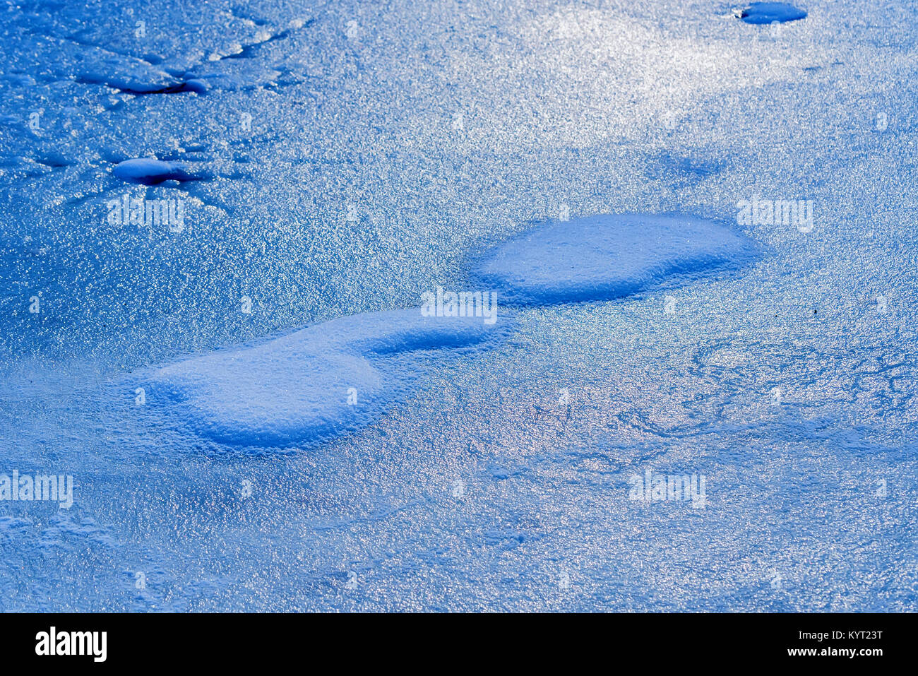 piece of snow i shape of heart Stock Photo Alamy