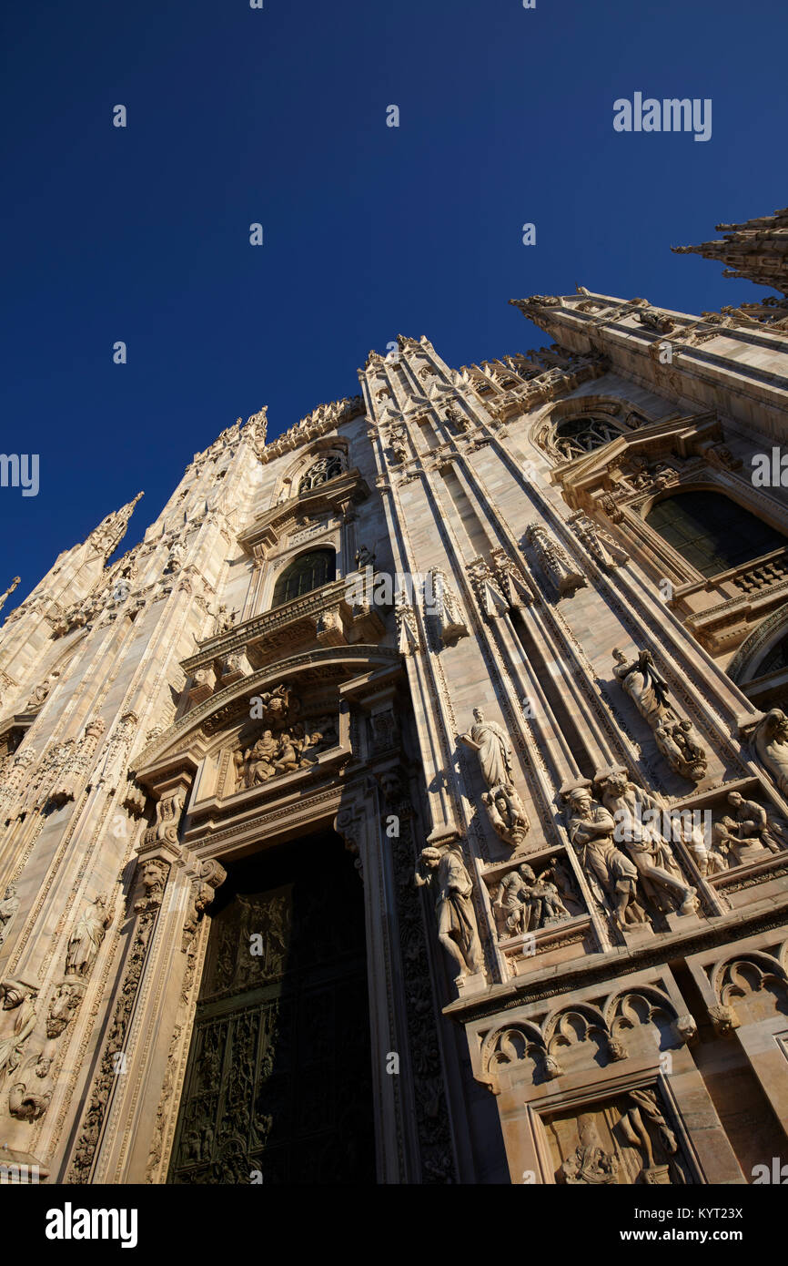 View of the Cathedral, Milan, Italy Stock Photo