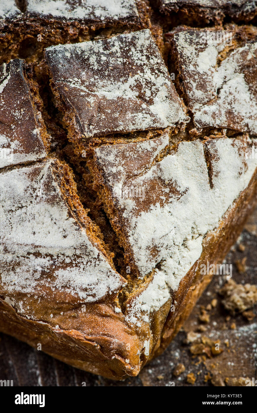 Traditional artisan bakery, fresh bread loaf Stock Photo - Alamy