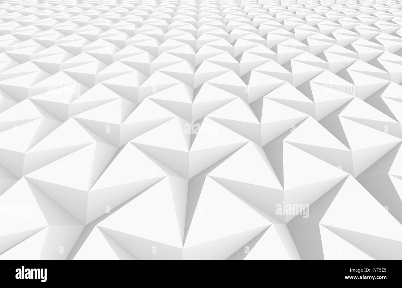 White three pointed star background, 3d render abstract pattern ...