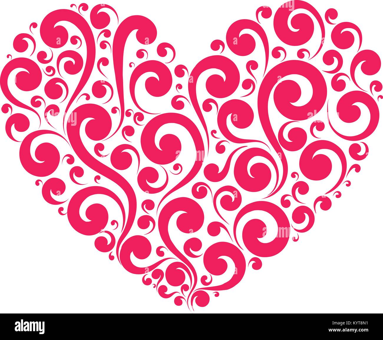 Vector red painted heart Stock Vector Image & Art - Alamy