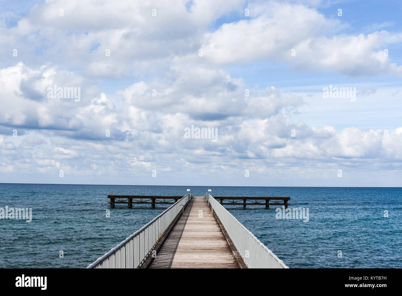 Limni Pier.Cyprus Stock Photo