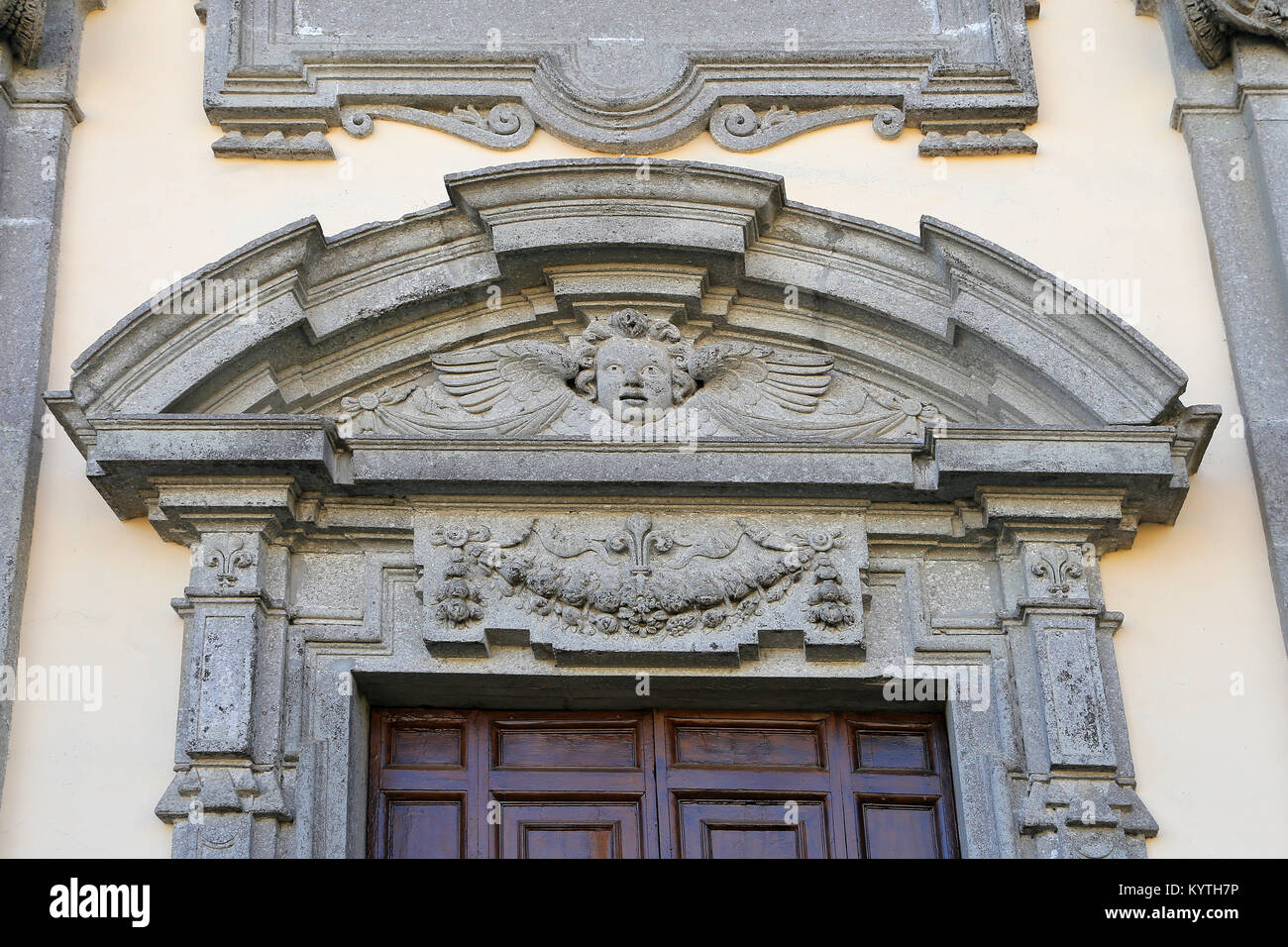 The church of Santa Teresa in Caprarola - Details Stock Photo