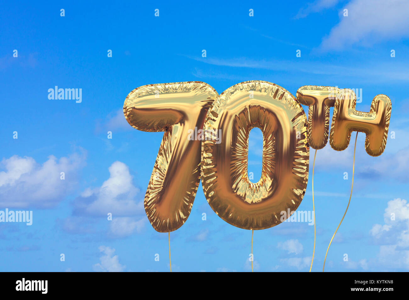 Balloon 70th birthday hi-res stock photography and images - Alamy