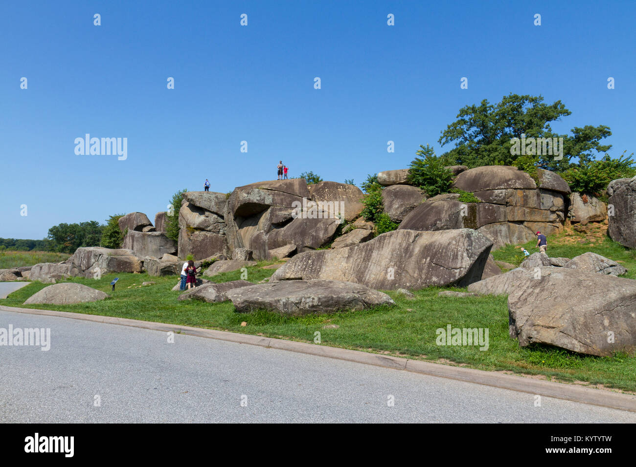 Devils Den At Gettysburg National Military Park Stock Photo