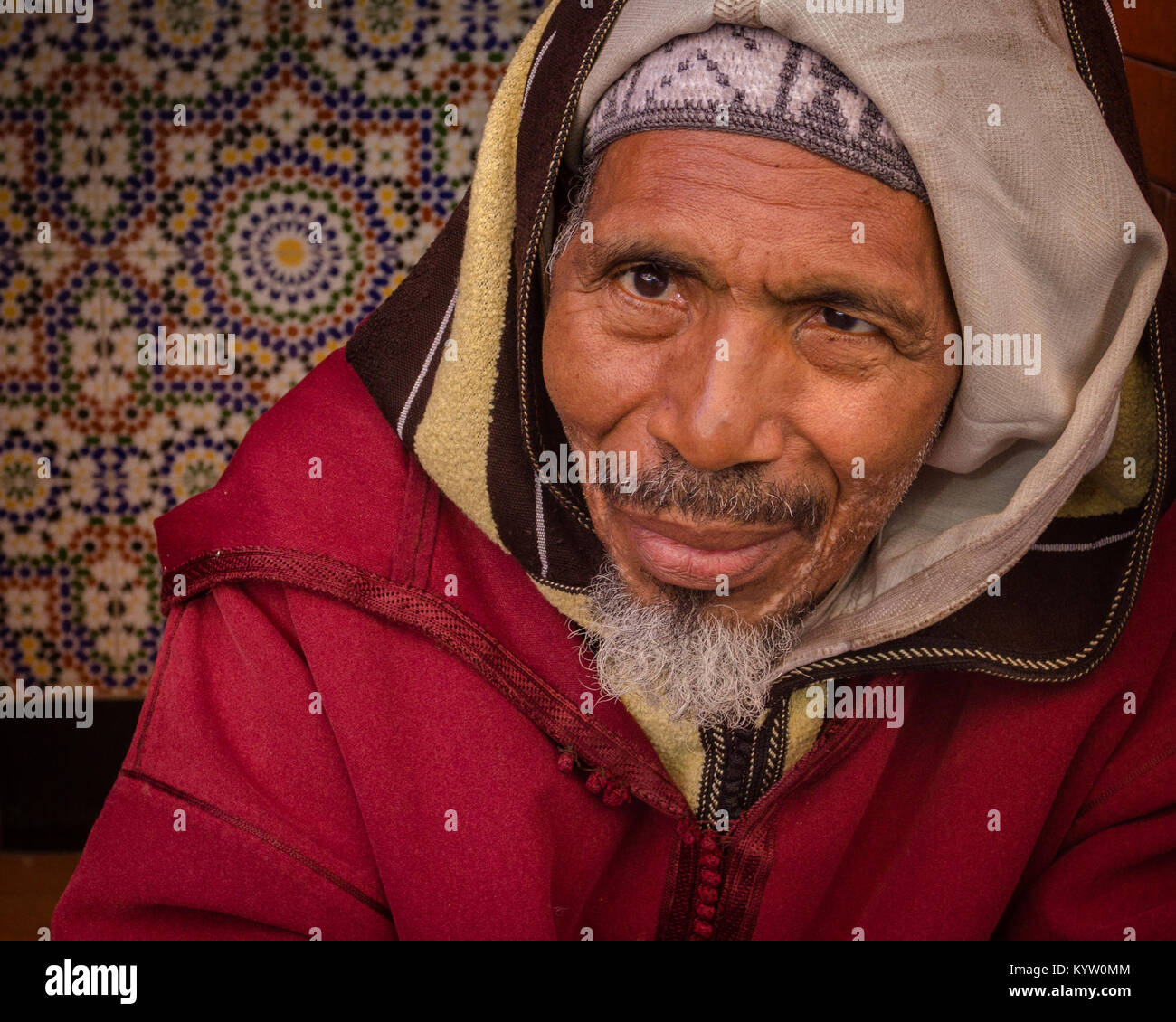 Moroccan old man with beard hires stock photography and images Alamy
