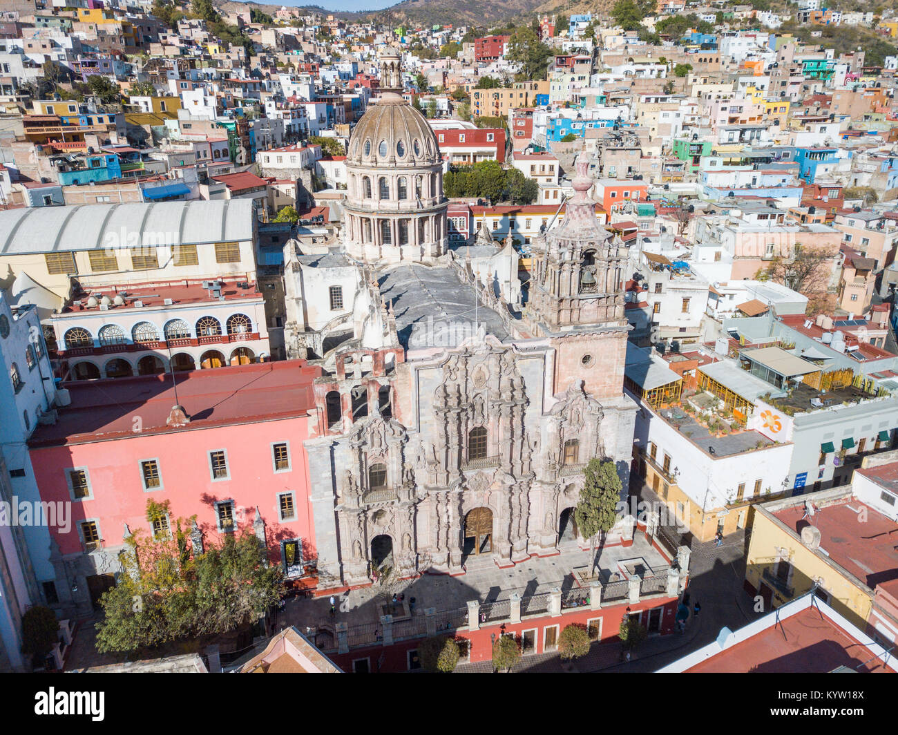 Templo de la Compañía de Jesús Oratorio de San Felipe Neri, Guanajuato, Mexico Stock Photo