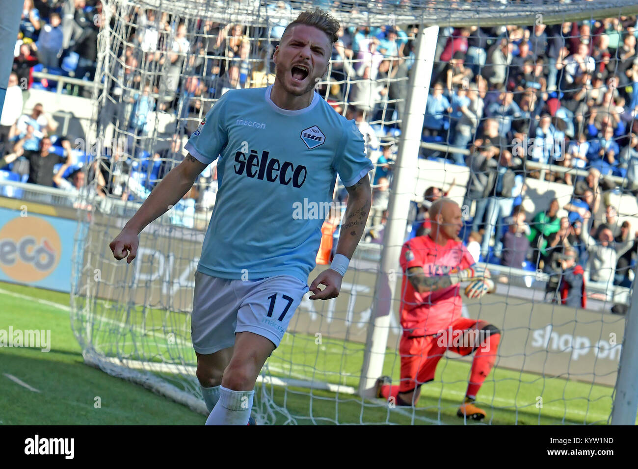 Ciro immobile goal celebration hi-res stock photography and images - Alamy
