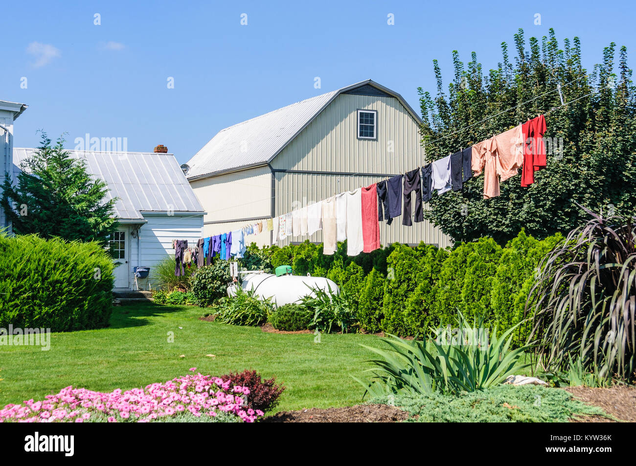 House in Amish Country in Pennsylvania, USA Stock Photo Alamy