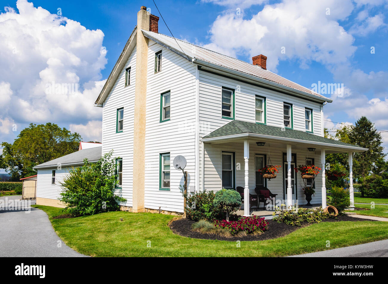 House in Amish Country in Pennsylvania, USA Stock Photo Alamy