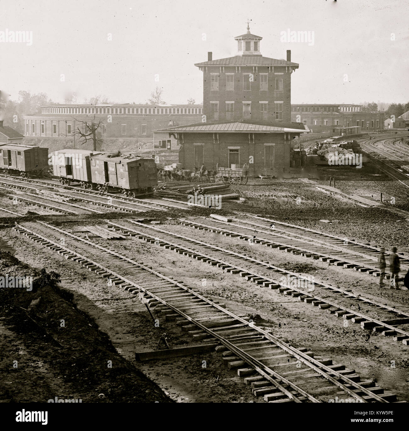 Atlanta, Georgia. Railroad roundhouse Stock Photo - Alamy