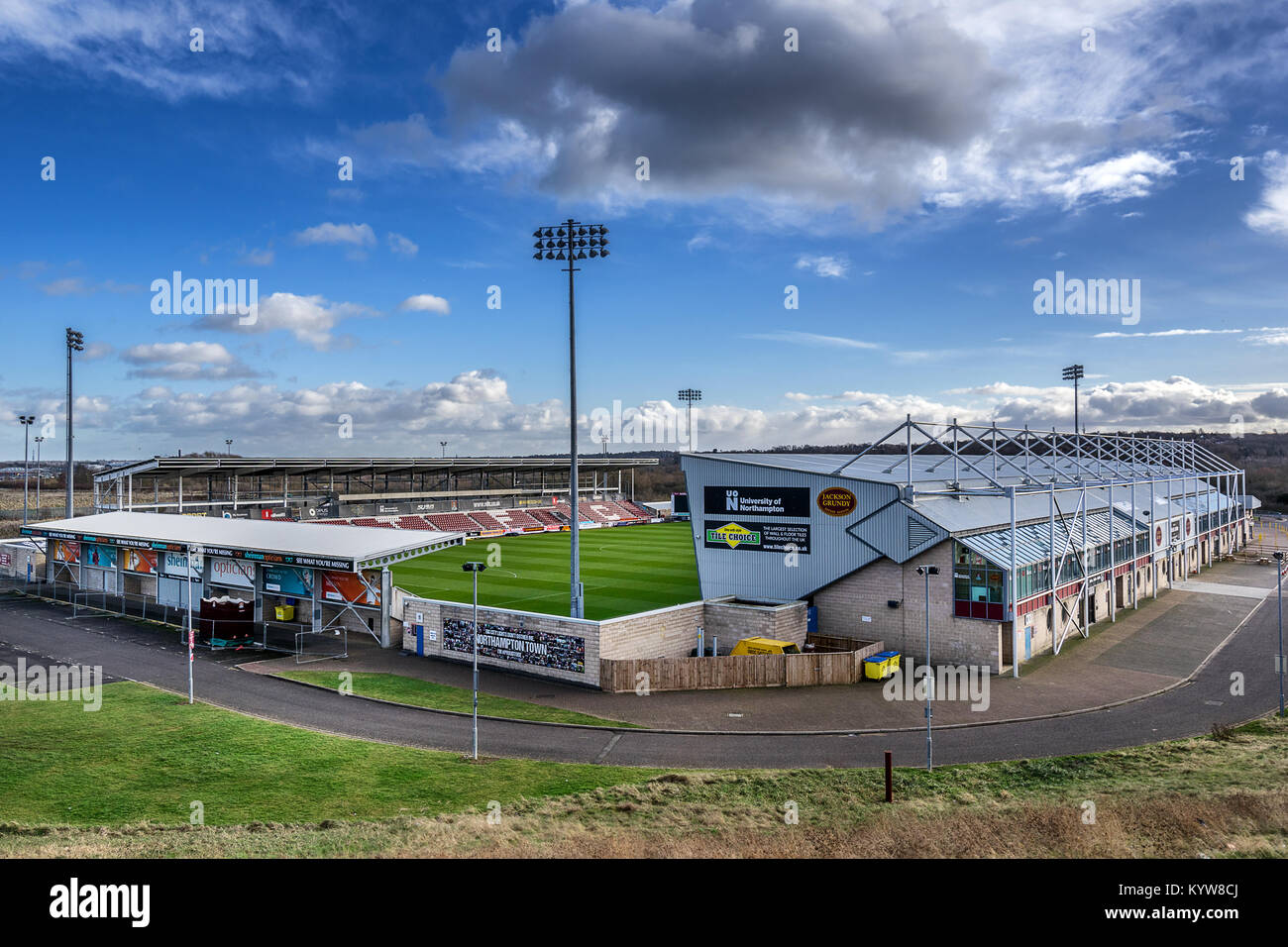 Sixfields stadium the home of Northampton Town Football Club Stock Photo