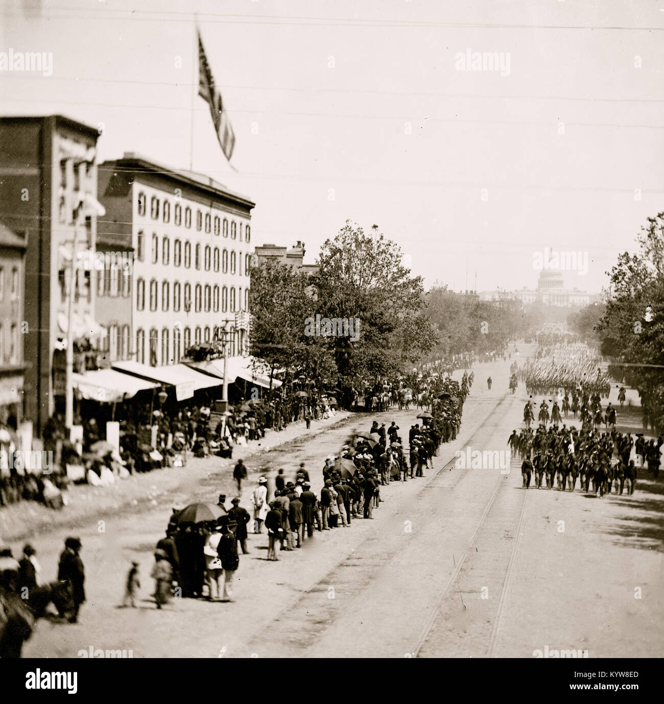 Grand review of army washington dc hi-res stock photography and images ...