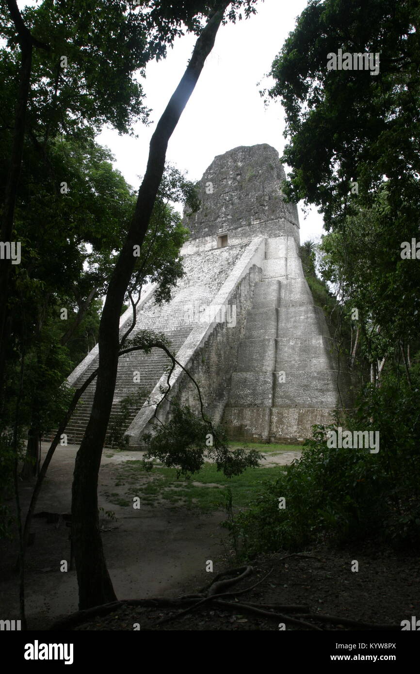 Temple 5, Tikal, Peten, Guatemala, Maya Stock Photo Alamy