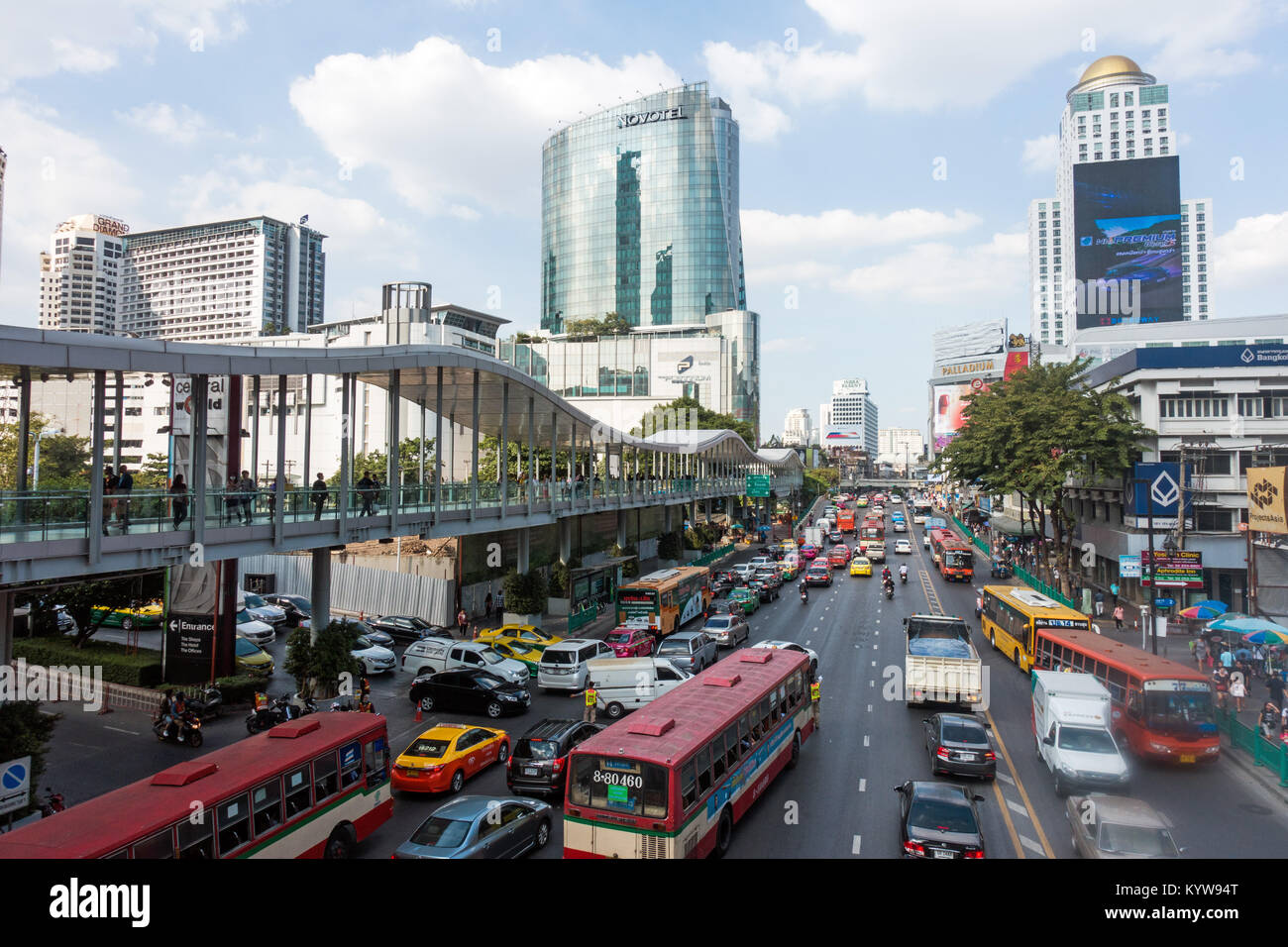 Bangkok cityscape Stock Photo