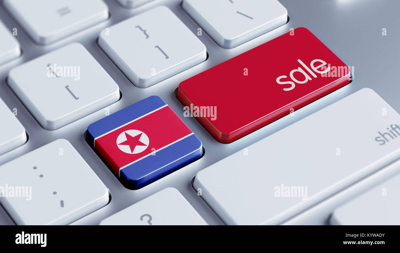 North Korea High Resolution Sale Concept Stock Photo - Alamy
