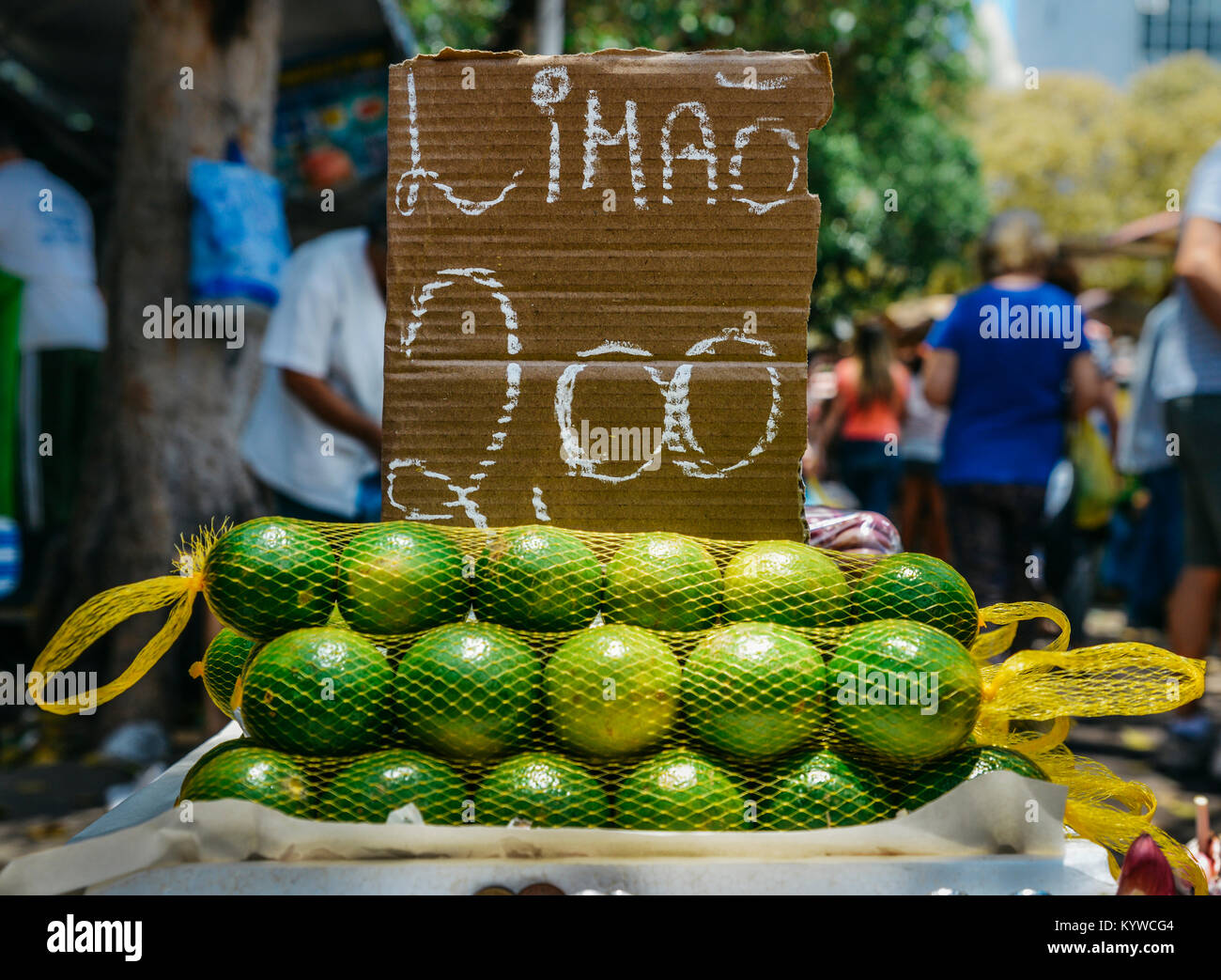 Street market in Ipanema, Rio de Janeiro Stock Photo