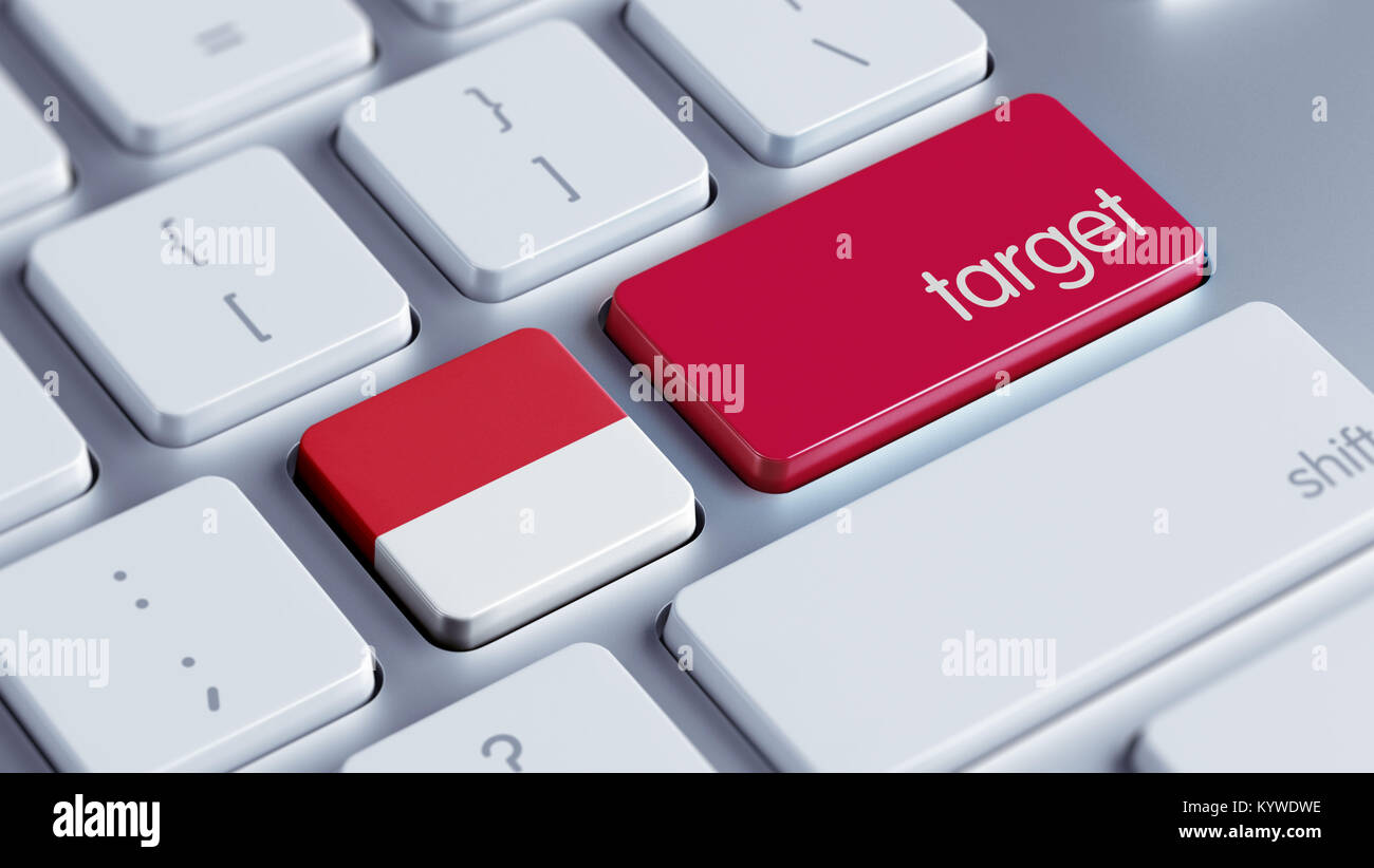 Indonesia High Resolution Target Concept Stock Photo - Alamy