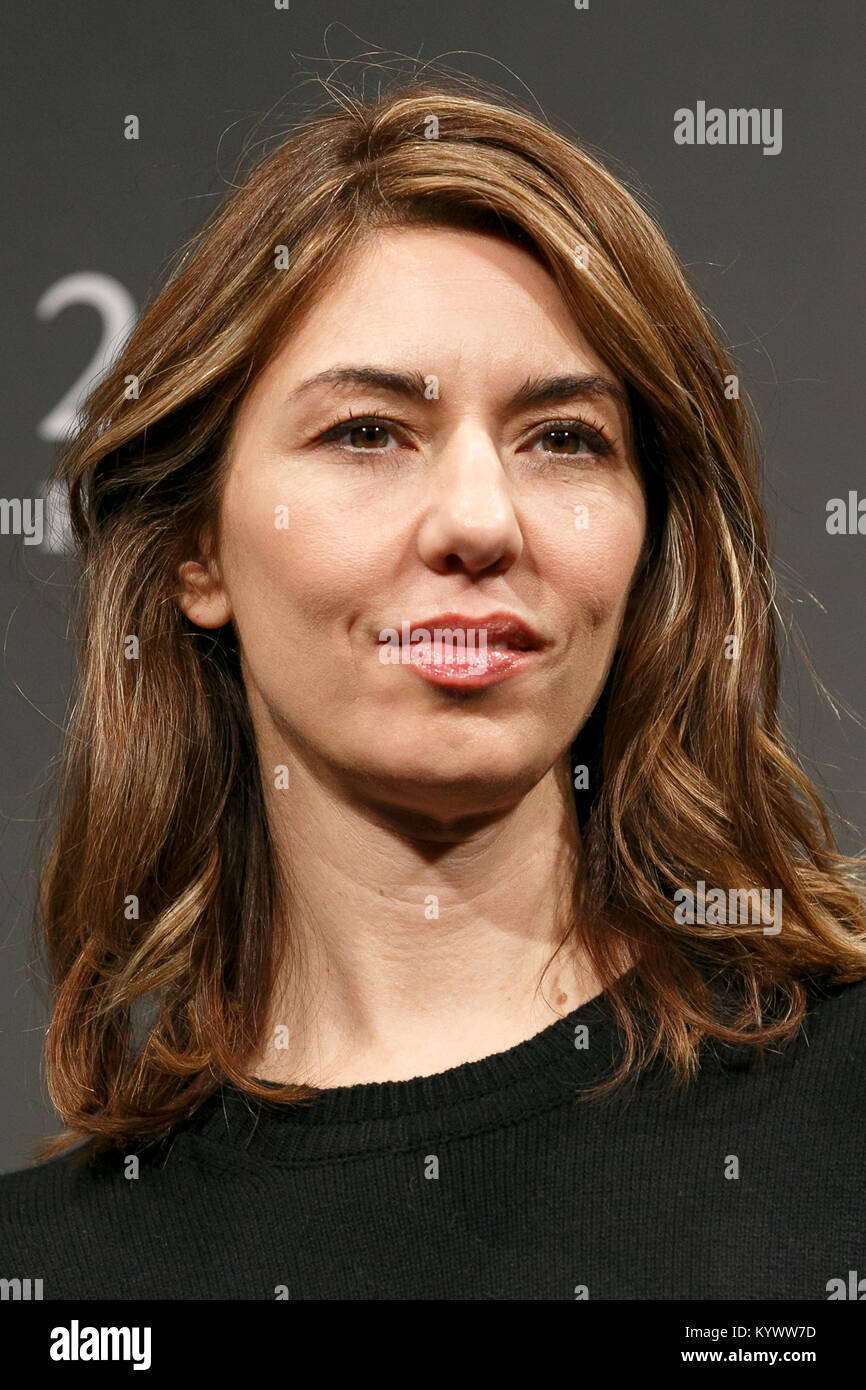 Director Sofia Coppola attends the Japan premiere for the film The Beguiled on January 17, 2018, Tokyo, Japan. Coppola won best director at the Cannes Film Festival for the movie which is a remake of the 1971 Clint Eastwood film. The Beguiled opens in Japanese theaters on February 23. Credit: Rodrigo Reyes Marin/AFLO/Alamy Live News Stock Photo