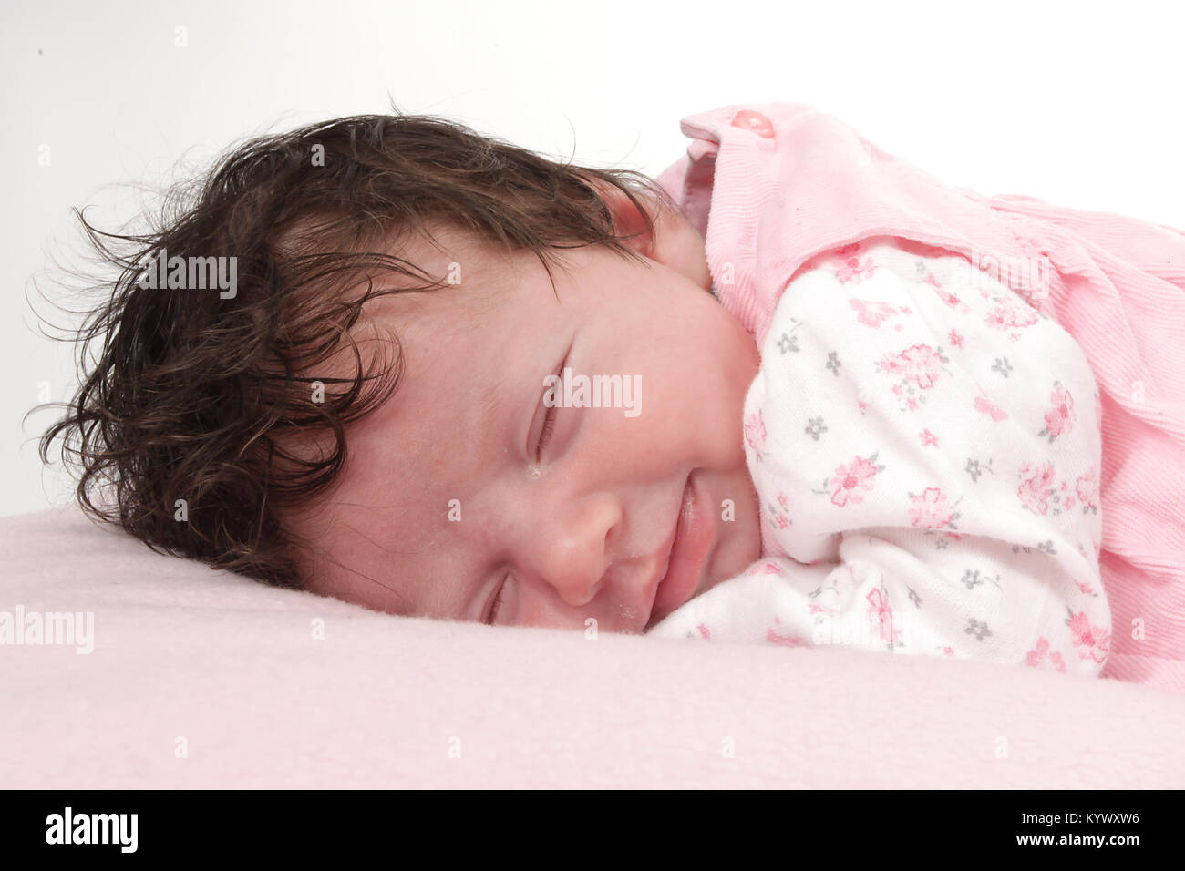 Teething baby girl hi-res stock photography and images - Alamy