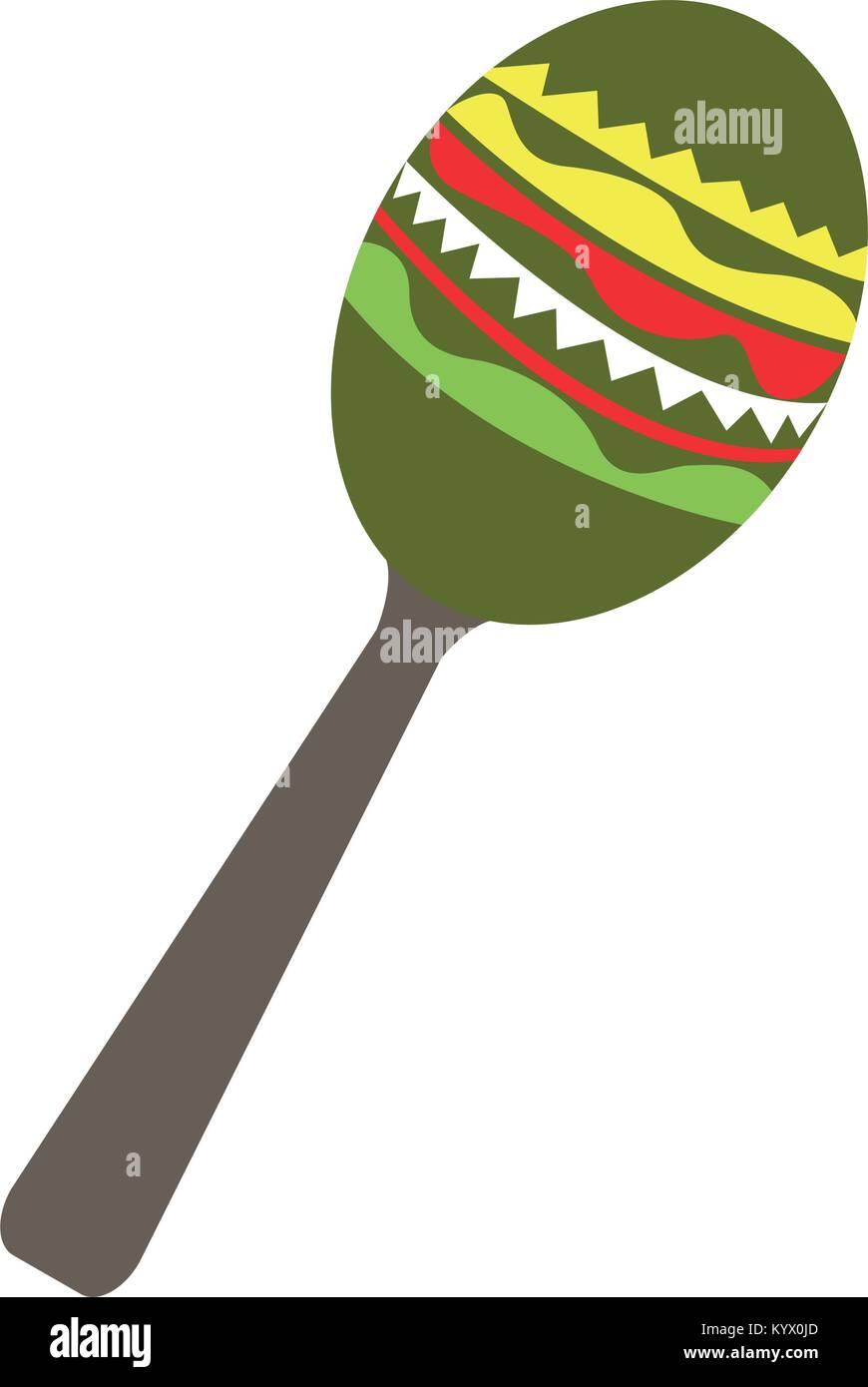 Isolated maraca icon Stock Vector Image & Art Alamy