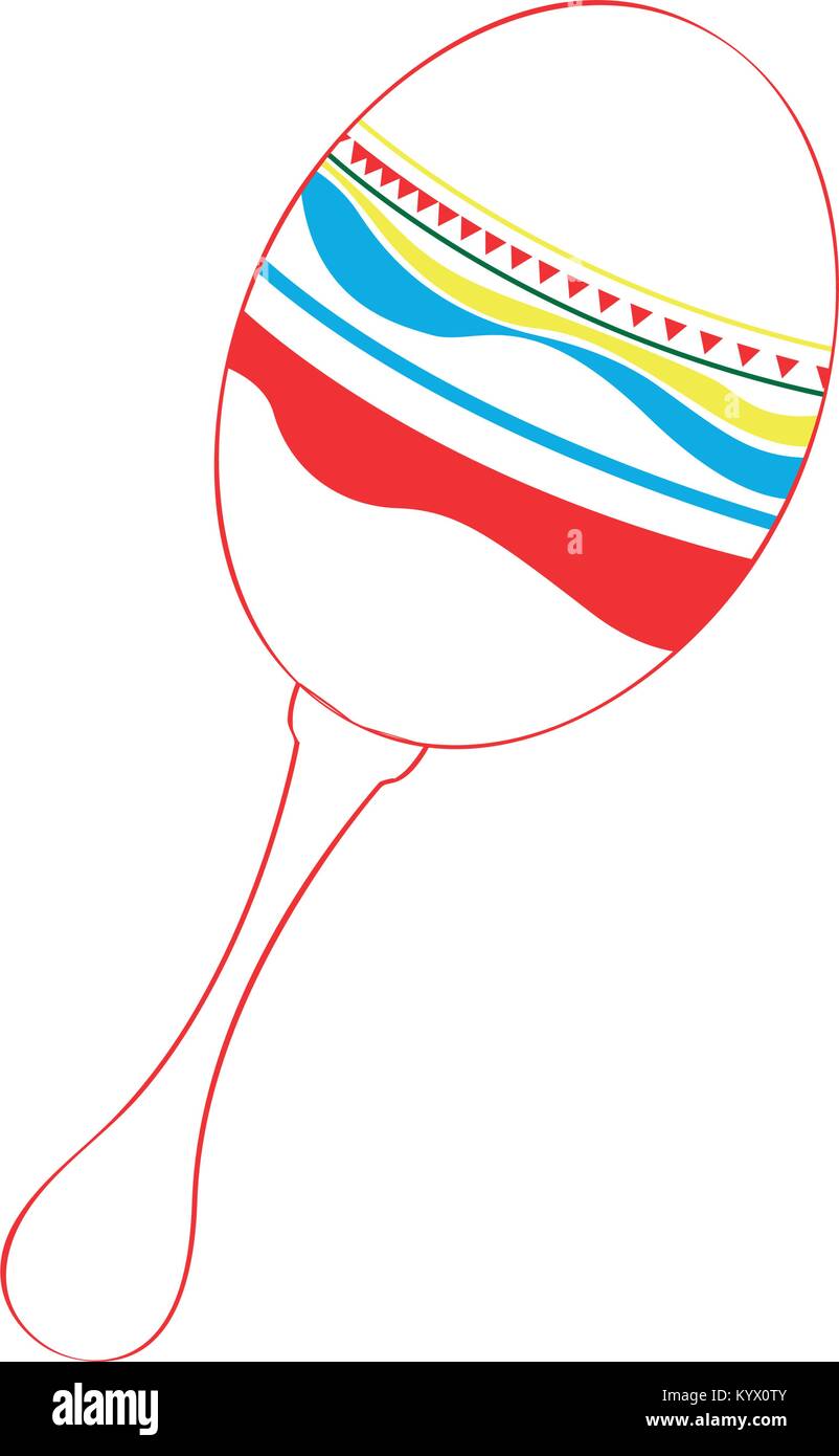 Isolated maraca icon Stock Vector Image & Art Alamy