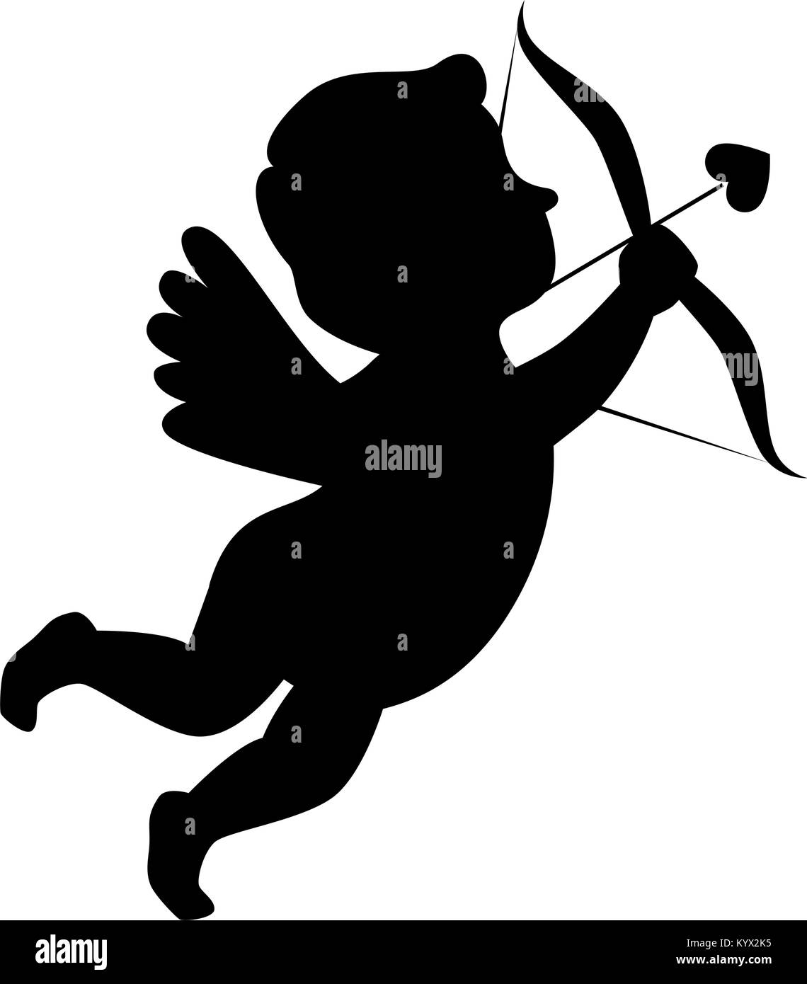 arch cupid with arrow isolated icon 4476639 Vector Art at Vecteezy