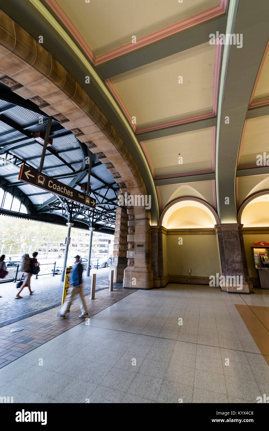Interior of Grand Concourse, Central Station, Sydney, NSW, Australia Stock Photo