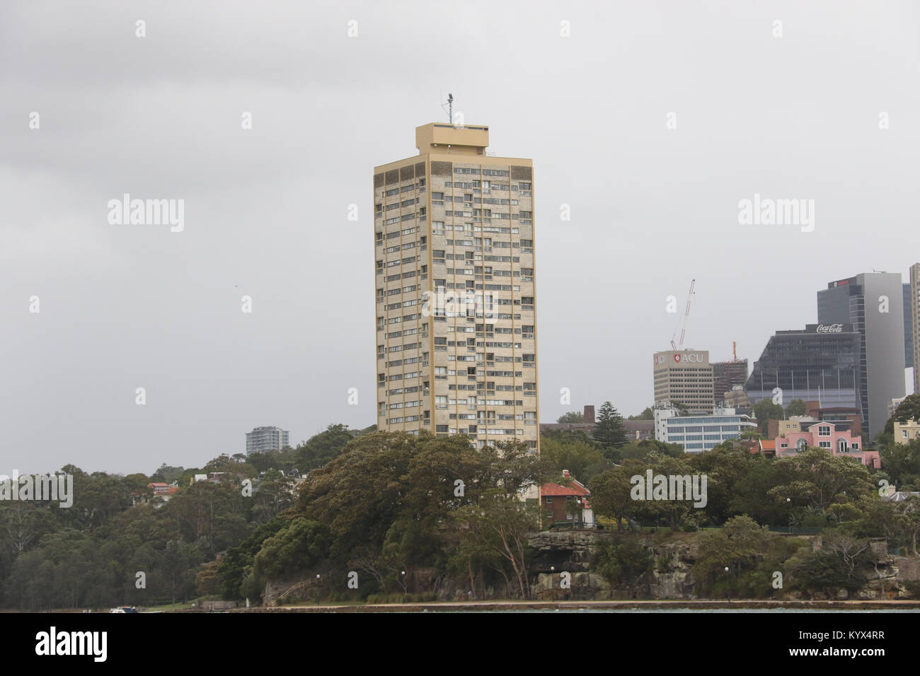 Blues Point Tower in McMahons Point, Sydney, Australia. Stock Photo