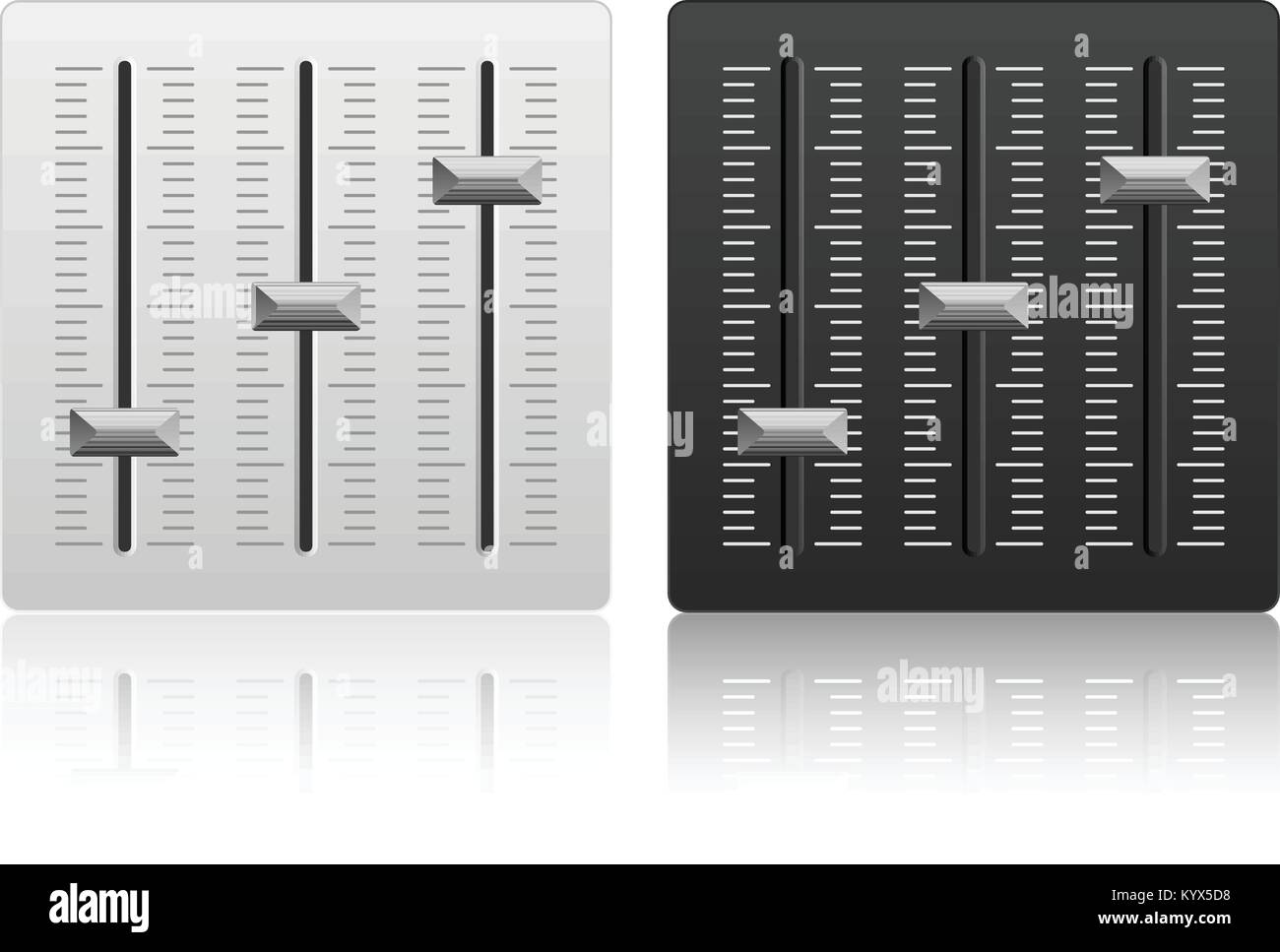 Mixing console icon on a white background Stock Vector Image & Art - Alamy