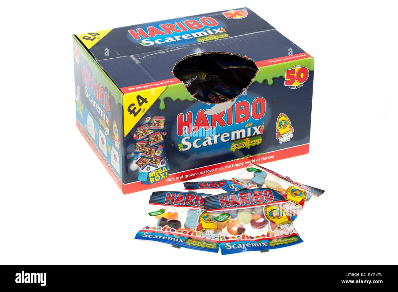 Haribo scaremix Halloween sweets Stock Photo