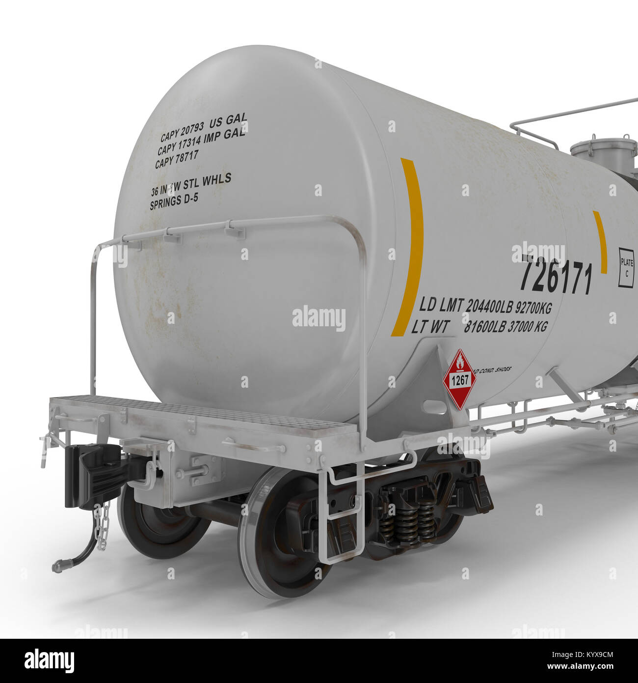 White rail tank car hi-res stock photography and images - Alamy