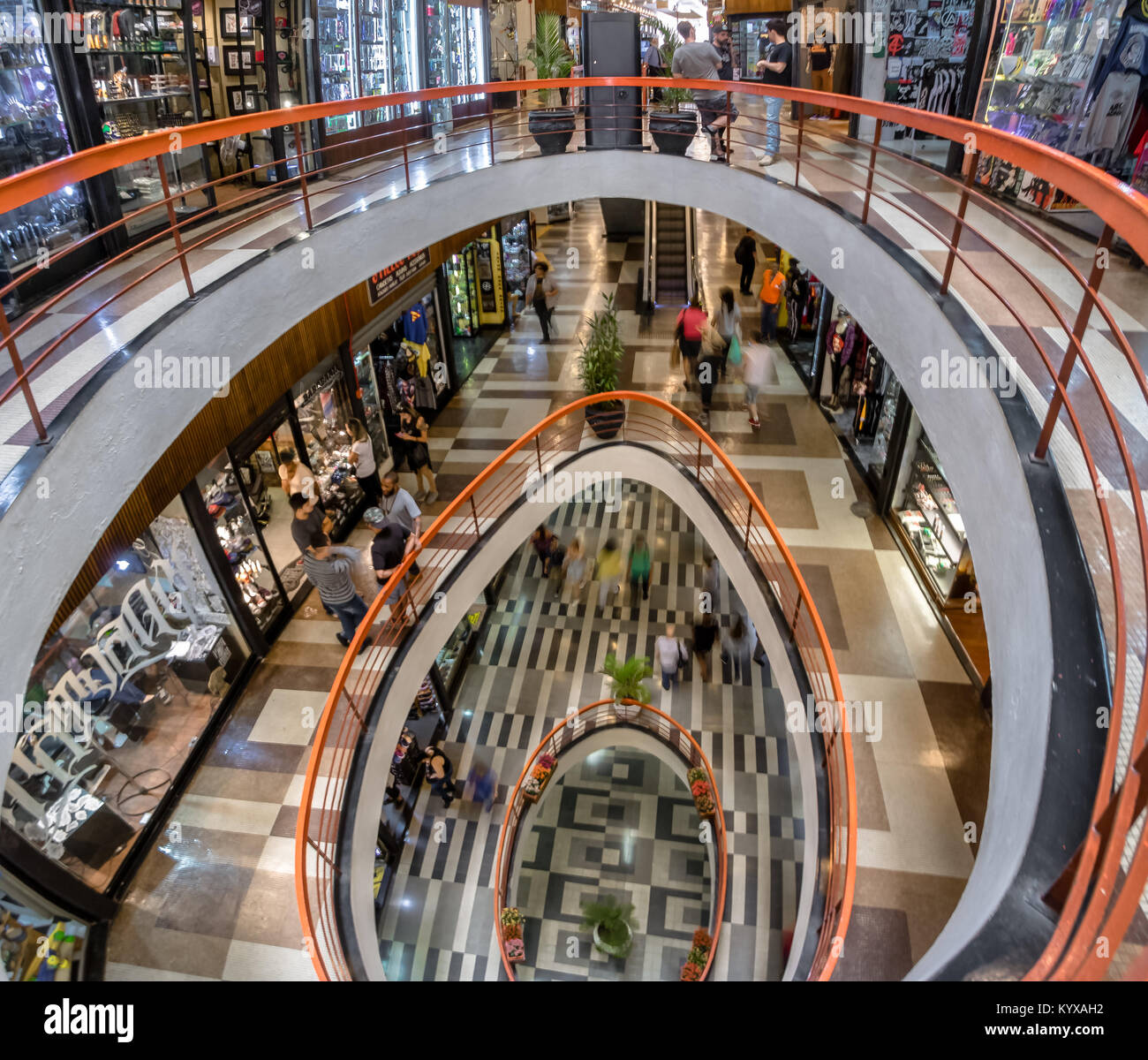 Galeria do Rock (Rock Gallery) Shopping Mall in Dowtown Sao Paulo - Sao  Paulo, Brazil Stock Photo - Alamy