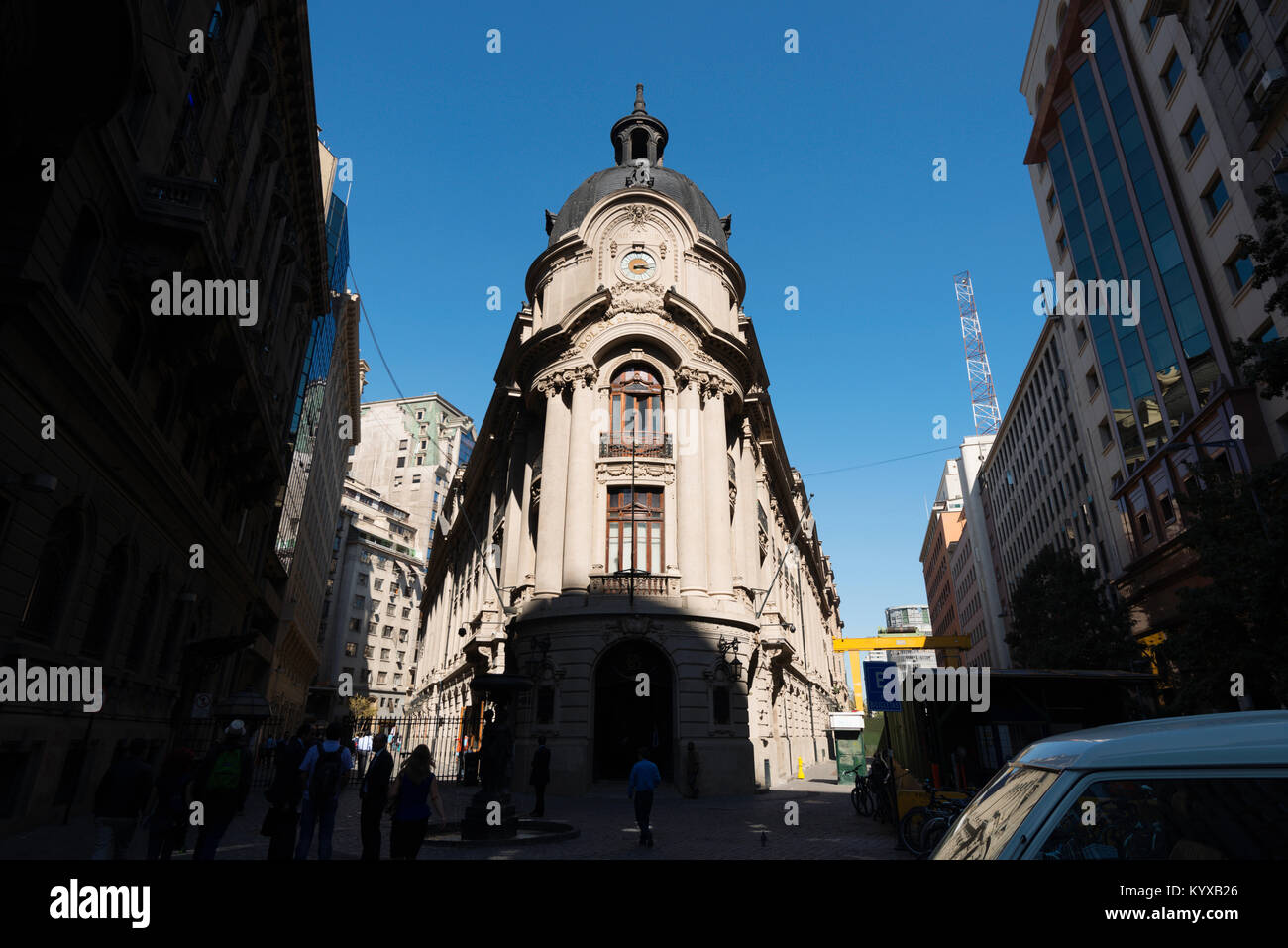 Santiago Stock Exchange, Chile Stock Photo