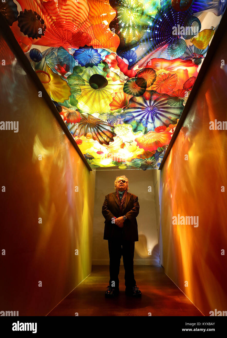 Embargoed To 2200 Wednesday January 17 Dale Chihuly Standing