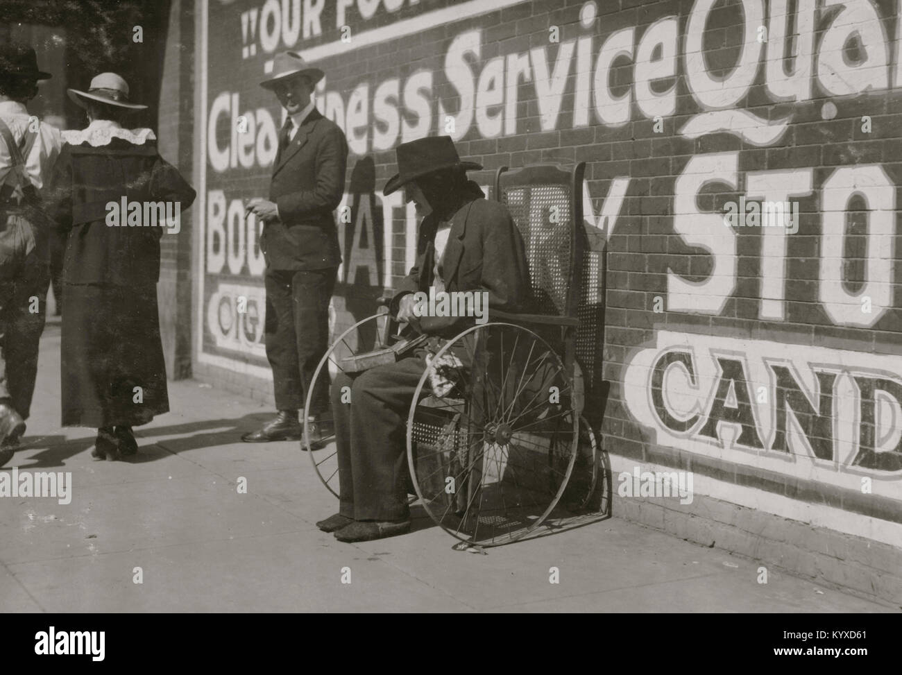 Blind beggar. Stock Photo