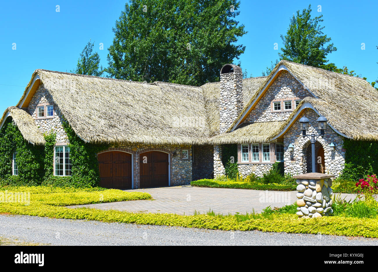 A storybook house in the pacific northwest city of Ferndale, Washington